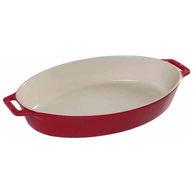 Staub 40511-160-0 Pirofila ovale in ceramica 4 L rosso ciliegia colore Rosso