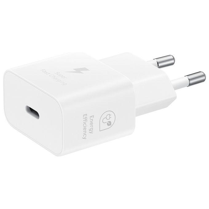 CARICABATTERIA DA RETE Samsung SUPER FAST CHARGING 25W USB-C EP-T2510NWEGWW WHITE