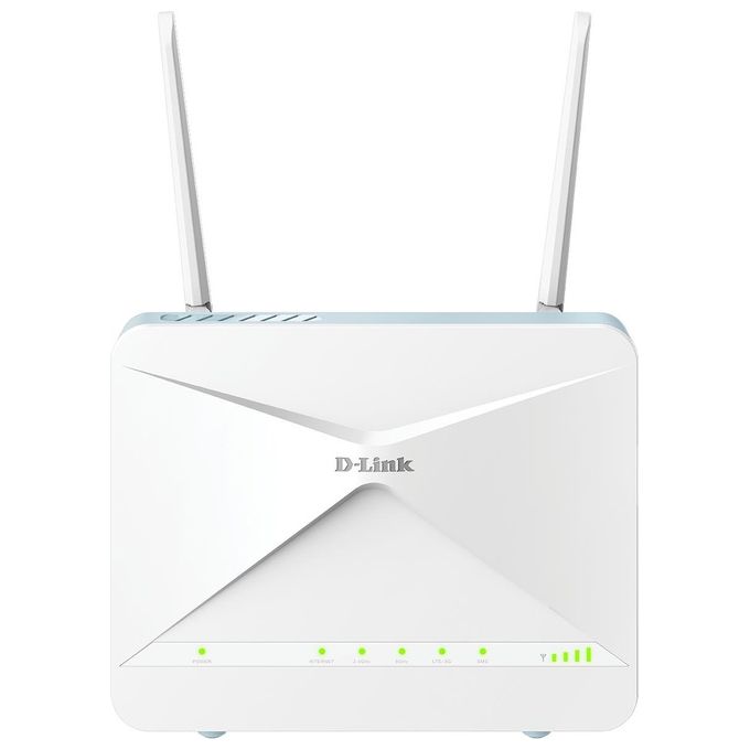 D-Link, Router 4G, EAGLE PRO AI AX1500, Wi-Fi 6, Dual-band, Gigabit Ethernet, Blu e Bianco
