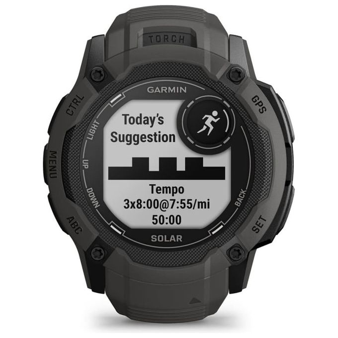 Garmin 010-02805-00 Instinct 2X Solar Orologio sportivo GPS Glonass Galileo Touch screen Solar 50 mm colore Grafite