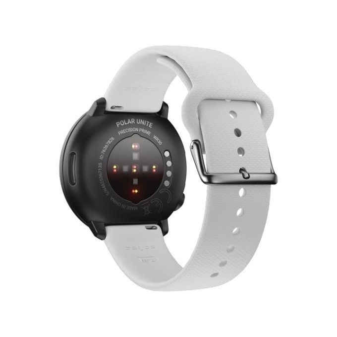 Polar 900108444 Unite Orologio Fitness con GPS Connesso Analisi del Sonno Misurazione Recupero Cardiofrequenzimetro da Polso Touchscreen a Colori colore Bianco