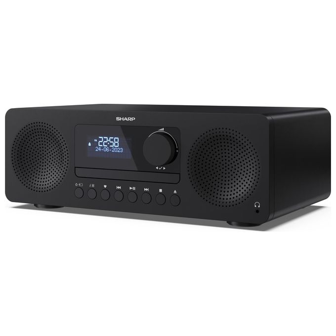 Sharp XL-B720D Microsistema Audio per la Casa 30 W Bluetooth 5.0 DAB+ FM Lettore CD USB colore Nero