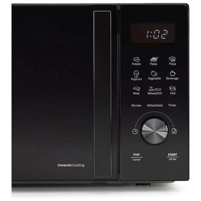 Hisense H20MOBSD1H Forno a Microonde Solo 20 L 700W 9 Programmi Rivestimento Ceramica colore Nero