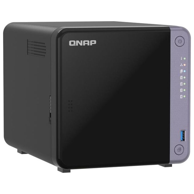QNAP TS-432X-4G TS-432X NAS Tower 4 Bay 4 GB DDR4 RAM 10GbE SFP+ 2x 2,5GbE colore Nero