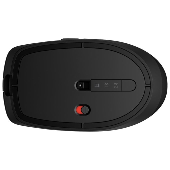 HP 6E6F0AA 715 Mouse Multidispositivo Ricaricabile Wireless Bluetooth 5.3 7 Pulsanti 3000 DPI Ambidestro Clic Silenzioso colore Nero