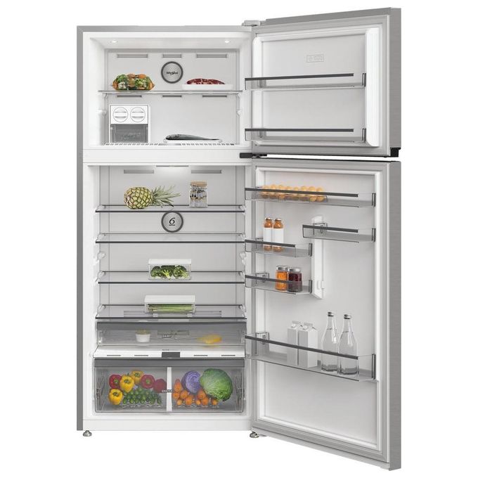 Whirlpool WHD2 6633 X5E Frigorifero Combinato 630 L 188 cm Classe D 37 dB Dual No Frost Inverter colore Acciaio Inox