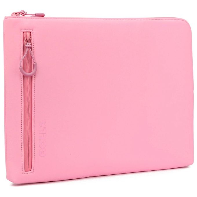 Golla 601672 Custodia a Tasca Notebook 14'' Neoprene 2 Scomparti Resistente ai Graffi colore Rosa