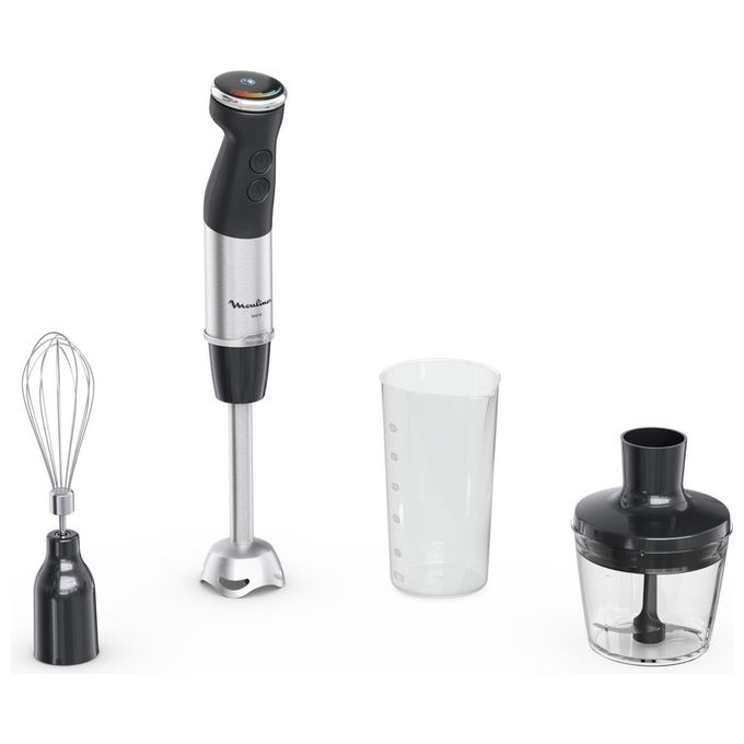 Moulinex DD673810 Quickchef+ Frullatore ad Immersione 3 in 1 1000 W 20 velocita' lame Powelix colore Nero