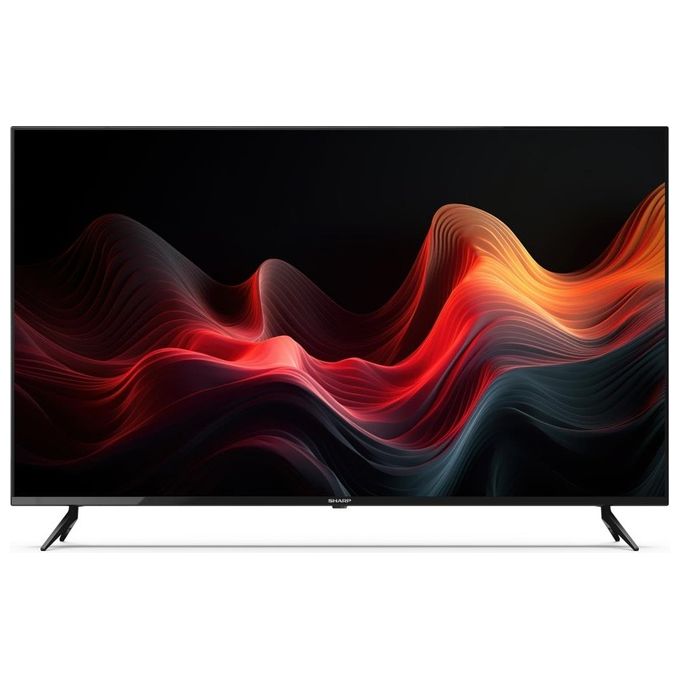 Sharp 55GL4060E Televisore Smart TV LED 55'' UHD 4K Google TV con Dolby Vision Dolby Atmos 4 HDMI 2 USB colore Nero