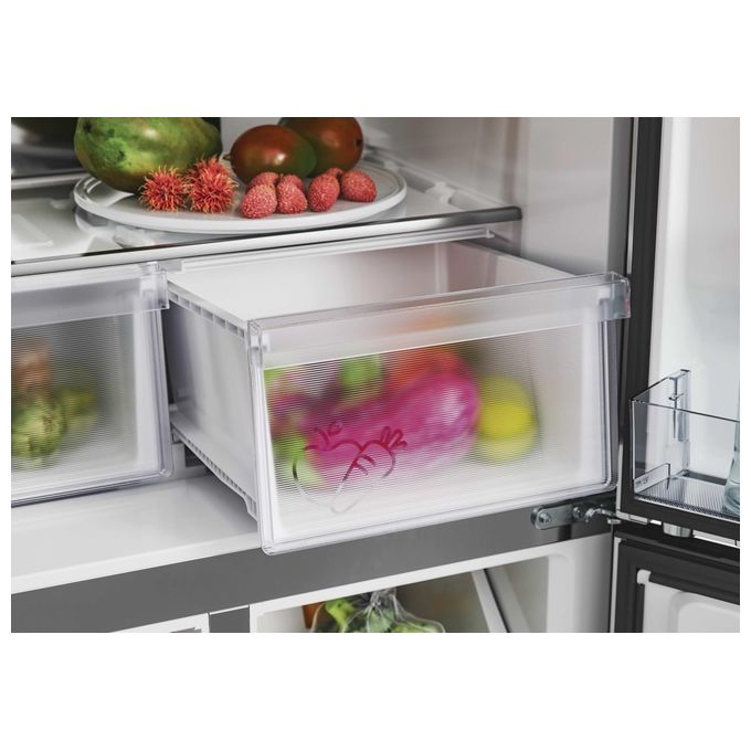 Hoover HHCR3818ENPL H-Fridge 700 Maxi Frigorifero 4 Porte 467 L 181,5 cm Classe E No Frost 35 dB colore Argento