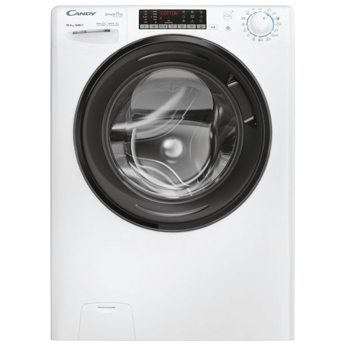 Candy CSOW61066TWMB6-S Smart Pro Inverter Lavasciuga Frontale 10-6 Kg 1600 rpm Classe D Vapore Wi-Fi Bluetooth (85x60x58 cm) colore Bianco