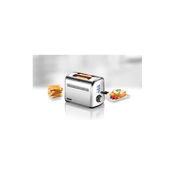 Unold Toper 2 Retro Tostapane a 2 Fette 950W in Acciaio Inox