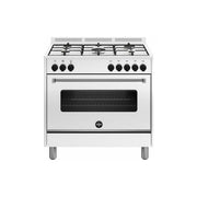 La Germania AMN965EBV24 Cucina Americana 90 cm 5 Fuochi a Gas Forno Elettrico 117 L 11 Funzioni Classe A colore Bianco