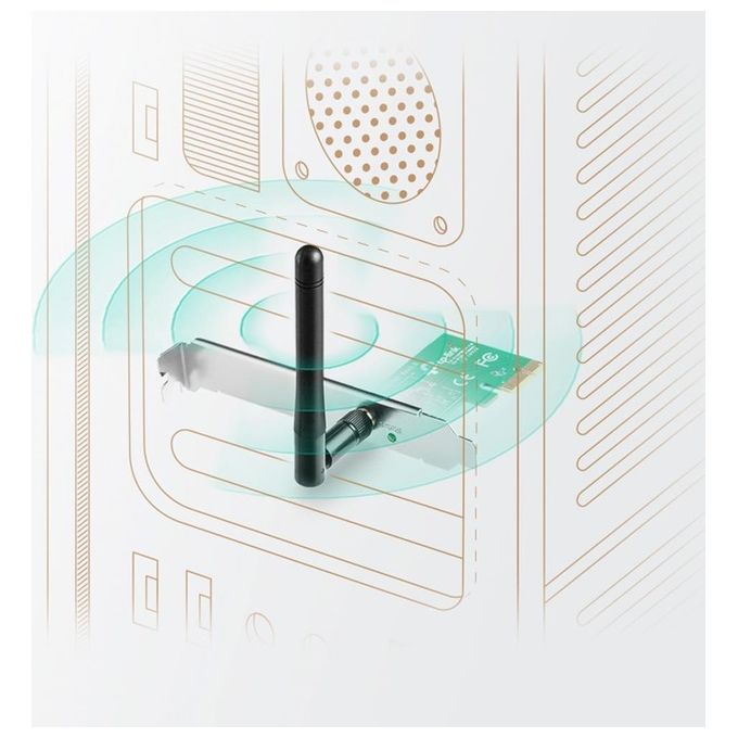 TP-Link TL-WN781ND Scheda Rete Wireless PCI Express Wi-Fi 150Mbit-s 2.4GHz