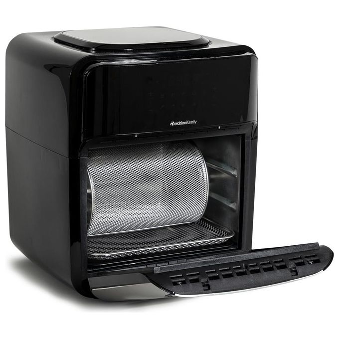 Melchioni Family 118340034 Virginia Friggitrice ad aria 12 L 1700 W Wi-Fi Alexa Google Home Display Touch LCD colore Nero