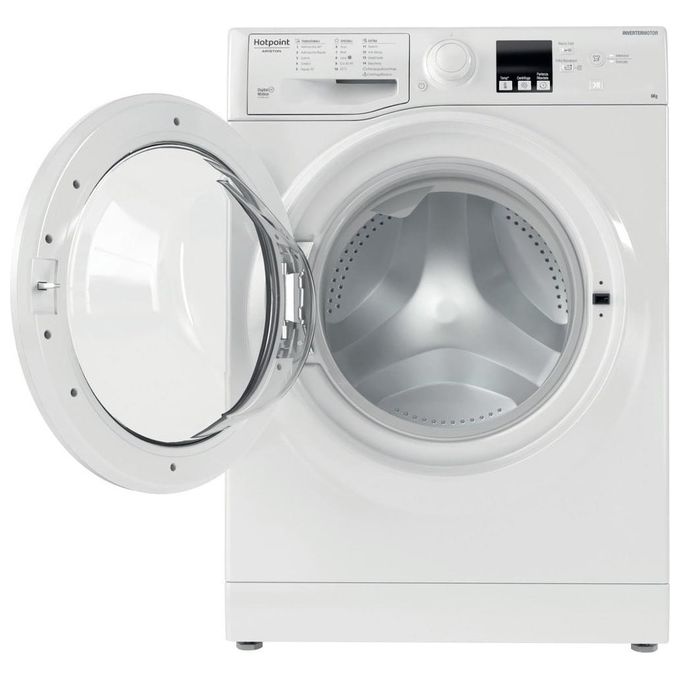 Hotpoint RSSF 624 W IT N - Lavatrice Slim a carica frontale 6 kg, 1200 giri-min, Classe C, profondita' 43 cm, colore Bianco