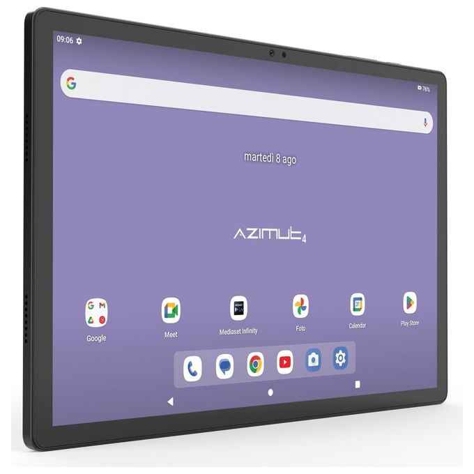 Mediacom M-SP1AZ46 SmartPad Azimut 4 Tablet 10.5'' 4G LTE 6 GB RAM 128 GB Android 13 colore Grigio