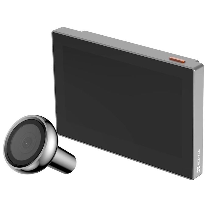 Ezviz HP2 Spioncino WiFi Display 4,3'' Full HD 1080p Batteria Ricaricabile 2200 mAh Angolo 146° colore Argento