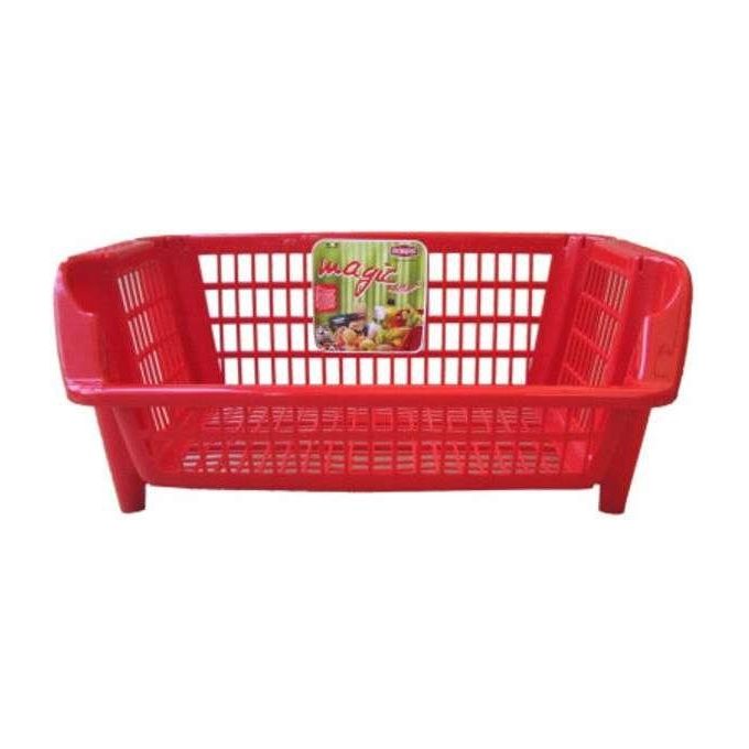 Stefanplast Cesta per carrello da cucina Bocca Lupo Magic 54cm Rosso