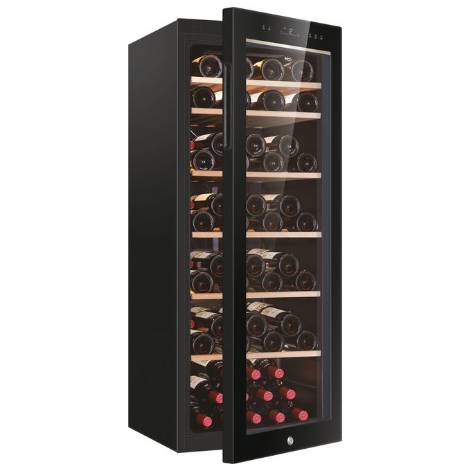 Haier HWS84GA Wine Bank 50 Serie 5 Cantinetta Vino con Compressore 84 bottiglie 1 zona 149 kWh Classe G 37 dB colore Nero
