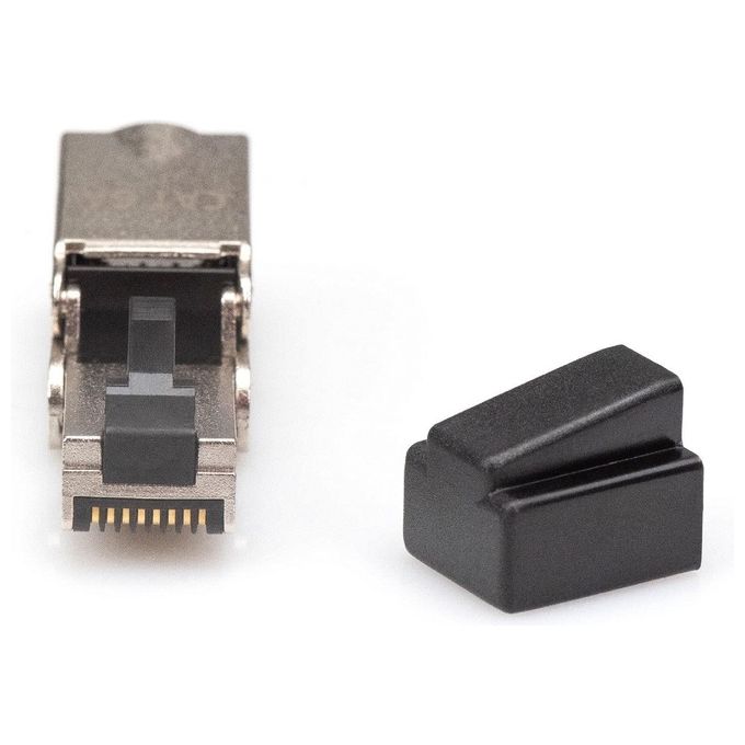 Digitus Spina Rj45 Schermata 6a per Installazione Senza Attrezzi Pieghevole