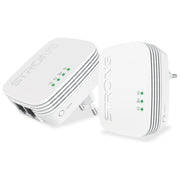 Strong POWERLWF600DUOMINI Kit Powerline Wi-Fi 600 Mbit-s Ethernet LAN HomePlug AV 300m Banda 2.4 GHz 2 Adattatori colore Bianco