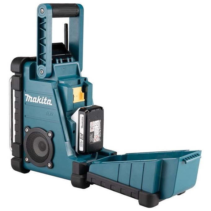 Makita DMR116 Baustellenradio Radio di Cantiere Digitale Alimentazione CA-Batteria 18V IP64 Potenza 3,5 W Colore Turchese