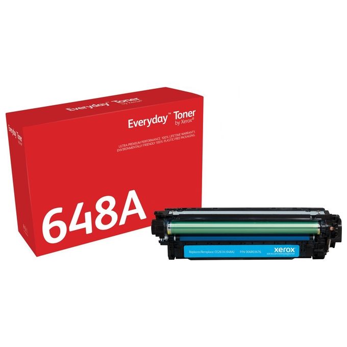Xerox 006R03676 Everyday Toner compatibile HP 648A CE261A Capacita' standard 11000 pagine colore Ciano