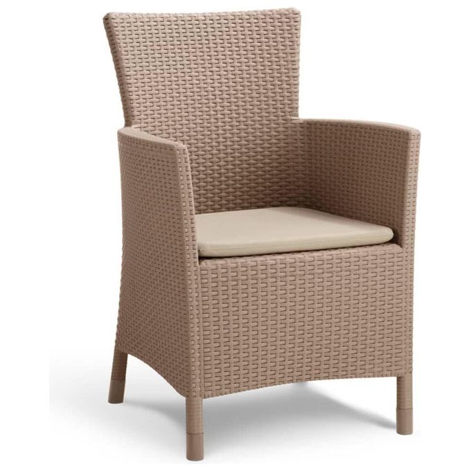 Keter Set Mobili Da Giardino Iowa Cappuccino