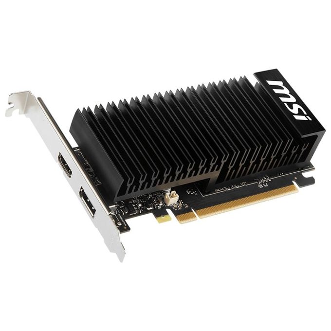 MSI V812-037R GeForce GT 1030 Scheda Video 4 GB GDDR4 64 bit 384 CUDA Cores Boost 1430 MHz HDMI 2.0b DP 1.4a 4K@60Hz PCIe 3.0 Low Profile colore Nero
