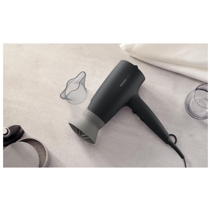 Philips BHD351-10 Serie 3000 Asciugacapelli 2100 W Ionic Care ThermoProtect 6 velocita' beccuccio 14 mm colore Grigio