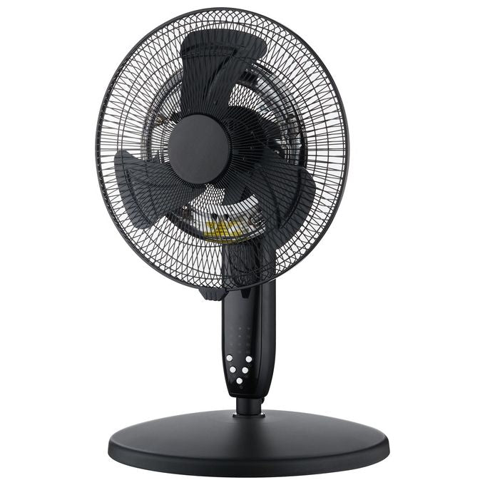 DCG VESA05 Stufa Ventilatore Fibra di Carbonio 2000 W Altezza Regolabile Oscillazione 70° Telecomando colore Nero