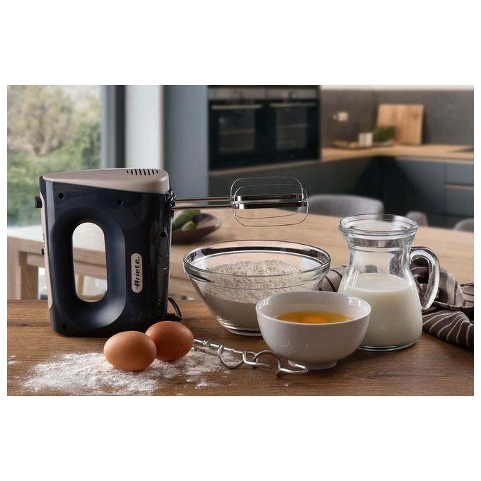 Ariete 1545 Breakfast Sbattitore 450W 5 Velocita' Dark e Sahara Grey