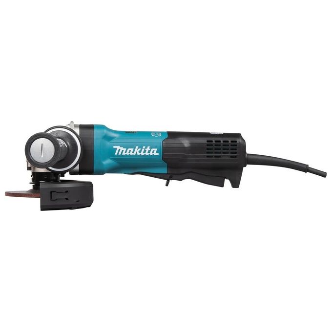 Makita GA5093X01 Smerigliatrice angolare 125 mm 1900 W Velocita' Regolabile 2800-11500 rpm Sistema SJS II Soft Start colore Nero