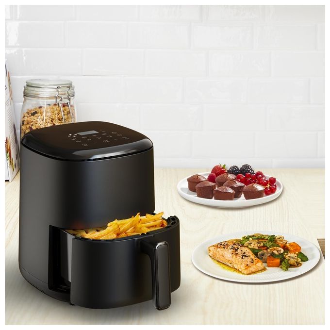 Tefal EY145810 Friggitrice ad aria 3 L 1300 W 10 programmi Display digitale colore Nero