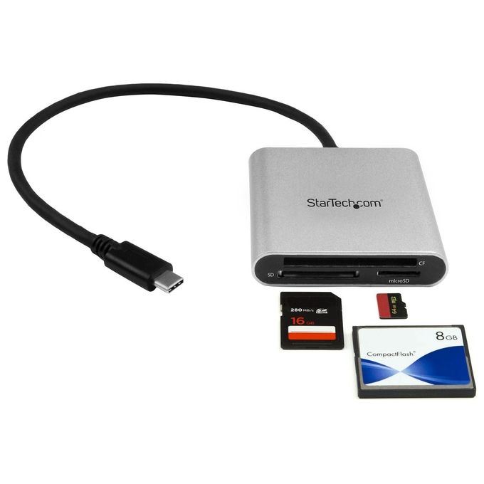 StarTech Lettore Multischede Esterno per Flash Card SD-MMC-CF Usb 3.1