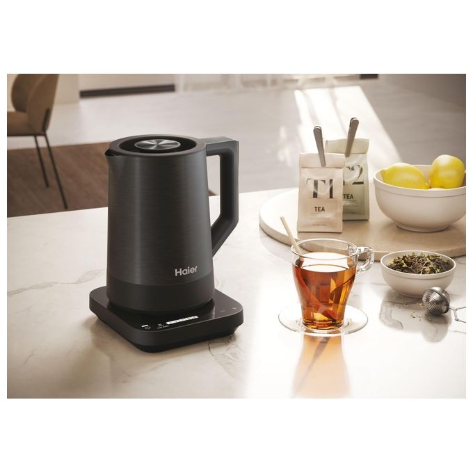 Haier HKE5A 011 I-Master Serie 5 Bollitore Elettrico 1,7 L 2200 W 7 Temperature Touch colore Nero