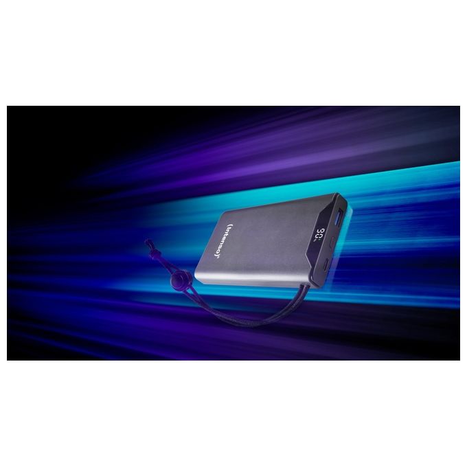 Intenso Powerbank F10000 Grigio 10000 mAh con USB-C a Tipo C