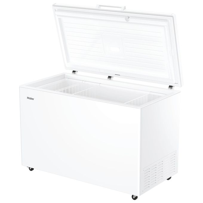 Haier HCE420D Congelatore Orizzontale 418 L 89 cm Classe D 39 dB Low Frost Congelamento Rapido colore Bianco