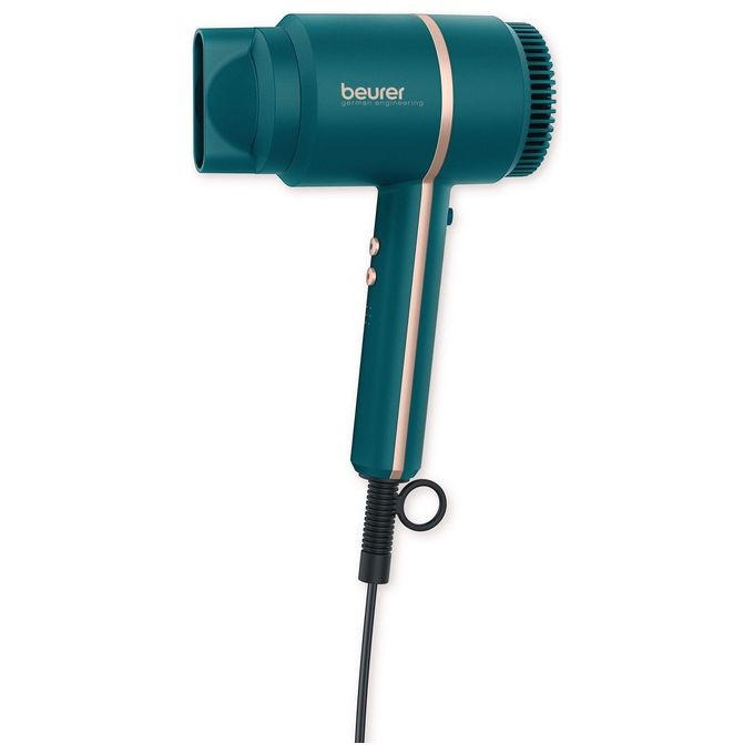 Beurer HC 35 Ocean Asciugacapelli 2000 W Ioni 3 velocita' 3 temperature Custodia e Concentratore inclusi colore Blu Petrolio