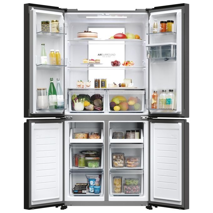 Haier HCR7818DWPT Cube 83 Serie 7 Frigorifero Multidoor 467 L 181 cm Classe D 35 dB No Frost Dispenser Acqua colore Nero