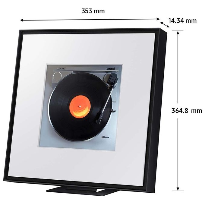 Samsung HW-LS60D-ZF Music Frame Speaker 2.0 6 Altoparlanti Dolby Atmos Wi-Fi Bluetooth AirPlay 2 Spotify Connect Q-Symphony SpaceFit Sound Pro colore Nero