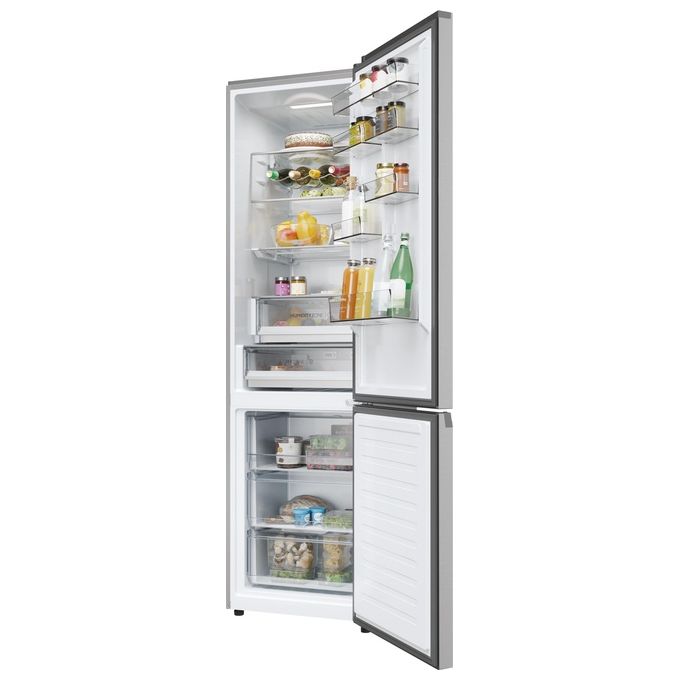 Haier HDPW5620DNPK Serie 5 Pro Frigorifero Combinato 406 L 205 cm Classe D 35 dB Total No Frost Wi-Fi colore Acciaio Inox