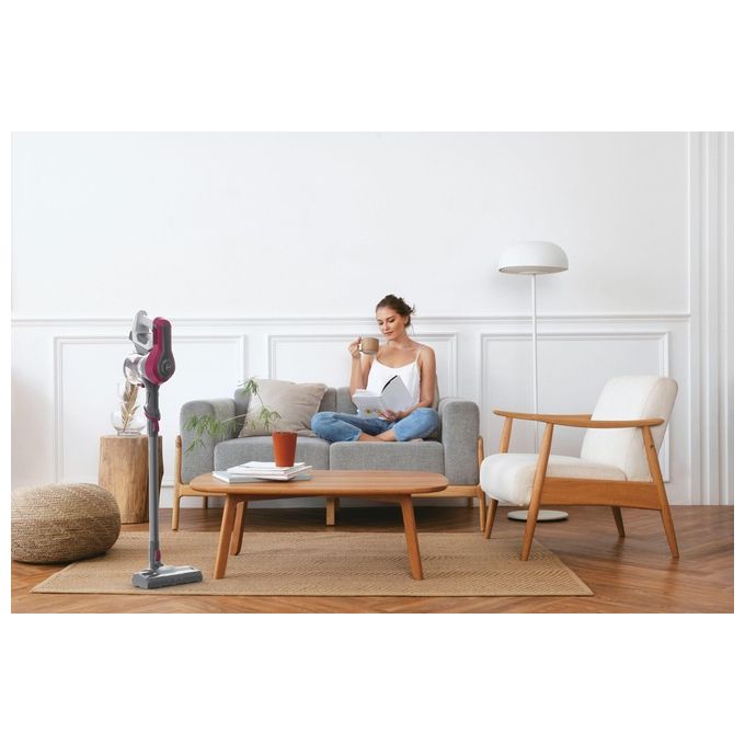 Hoover HF110P HF1 Aspirapolvere Senza Filo Senza Sacco 0.9 L 170 W autonomia 30 min colore Magenta
