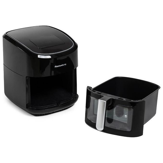 Melchioni Family B2034713 GAIA Friggitrice ad aria 8 L 1800 W 13 programmi Display Touch colore Nero