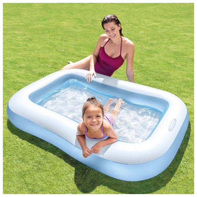 Intex 57403 Piscina Gonfiabile Baby con Fondo Morbido 166 x 100 x 28