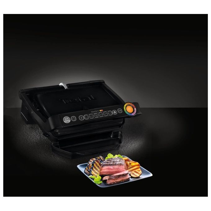 Tefal GC7058 OptiGrill Grill a contatto 2000 W 6 programmi Superficie 600 cm² colore Nero