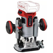 Einhell 4350411 TP-RO 18 Li BL Fresatrice verticale a batteria Motore brushless 18 V Regolazione elettronica giri Attacco aspirazione 35 mm Luce LED integrata colore Nero Rosso Argento