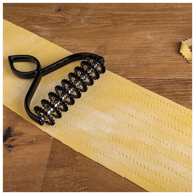 MARCATO AT-150-NER-PB Atlas 150 Macchina per Pasta Manuale con Pasta Bike Larghezza 150 mm Regolatore 10 Livelli colore Nero