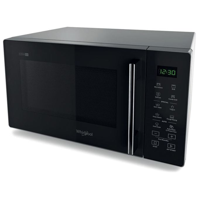 Whirlpool MWP 253 SB Cook25 Forno a Microonde con Grill 25 L 900 W Controllo Touch Grill al Quarzo 1000 W colore Nero Argento